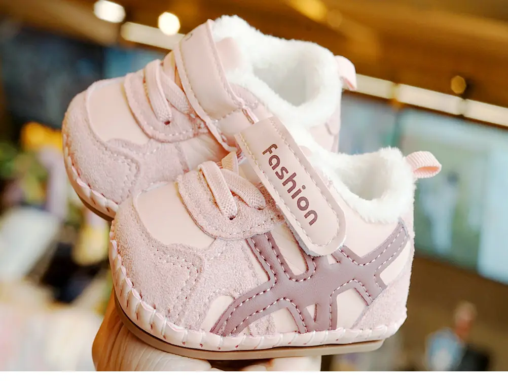 Baby Shoes Winter Fleece Lined 0-1Yr Non-Slip — feature 7