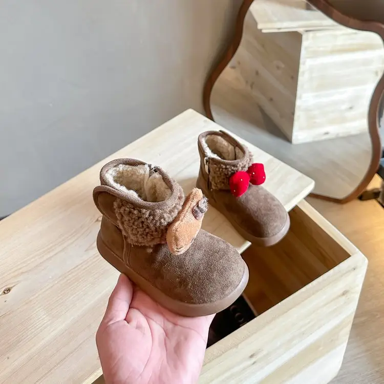 Girls Winter Velvet Snow Boots 2025 Large