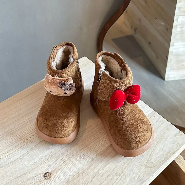 Girls Winter Velvet Snow Boots 2025 Large — feature 11
