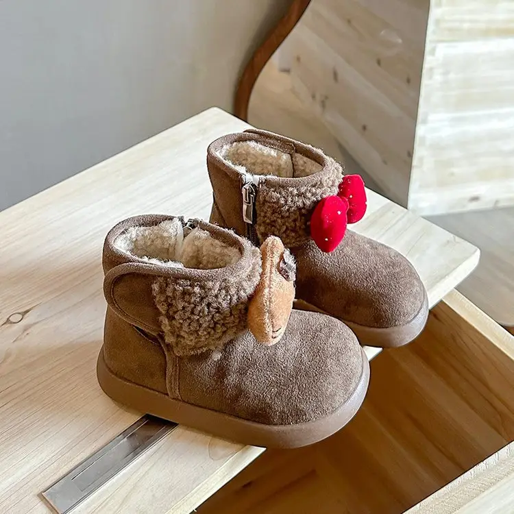 Girls Winter Velvet Snow Boots 2025 Large — feature 12