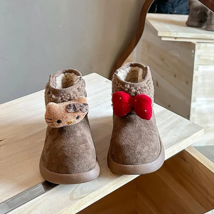 Girls Winter Velvet Snow Boots 2025 Large — feature 16