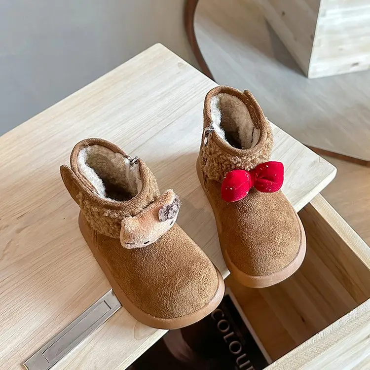 Girls Winter Velvet Snow Boots 2025 Large — feature 4