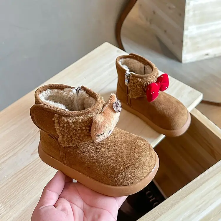 Girls Winter Velvet Snow Boots 2025 Large — feature 6