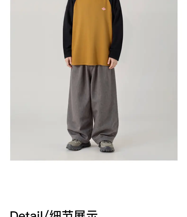 Long Sleeve T-Shirt for Boys Black Yellow Cotton — feature 8