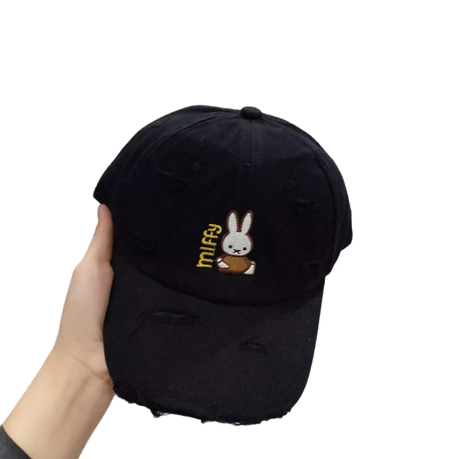 New Miffy Rabbit Baseball Cap White Embroidered - Image 12