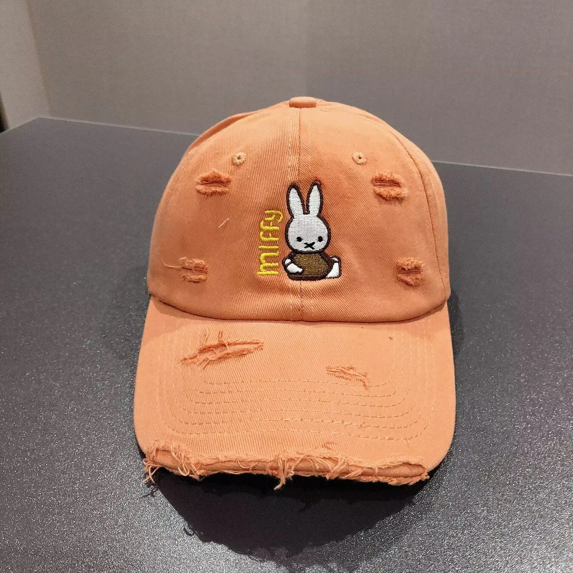 New Miffy Rabbit Baseball Cap White Embroidered - Image 4