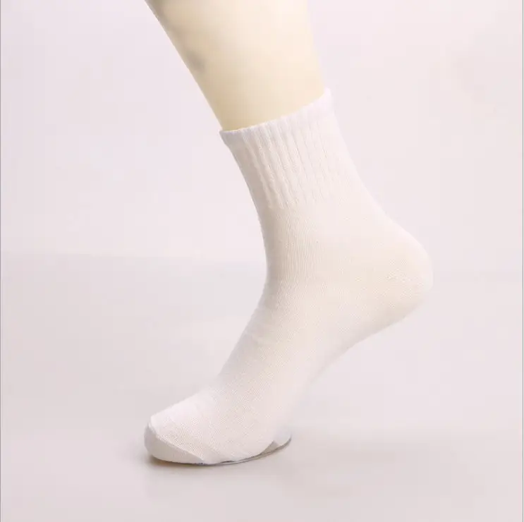 Socks for Men, Mid-Calf Socks, Sports Socks, All-Season Breathable, Sweat-Absorbent, Sports and Casual Men's Socks, Cotton