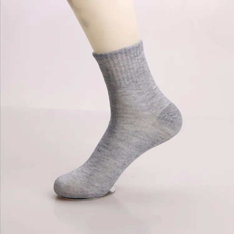 Socks for Men, Mid-Calf Socks, Sports Socks, All-Season Breathable, Sweat-Absorbent, Sports and Casual Men's Socks, Cotton