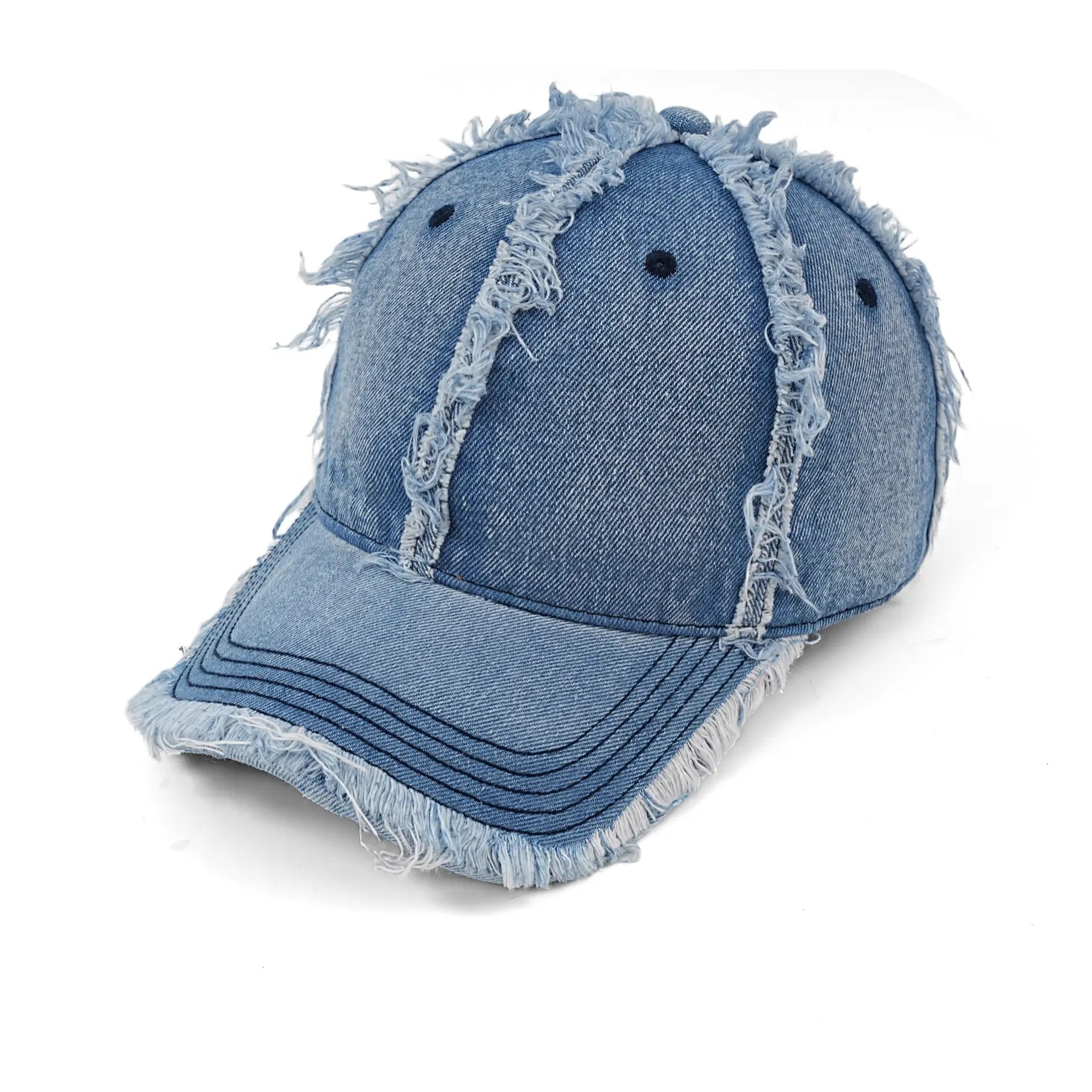 Los Angeles Vintage Washed Denim Cap for Men - Image 6