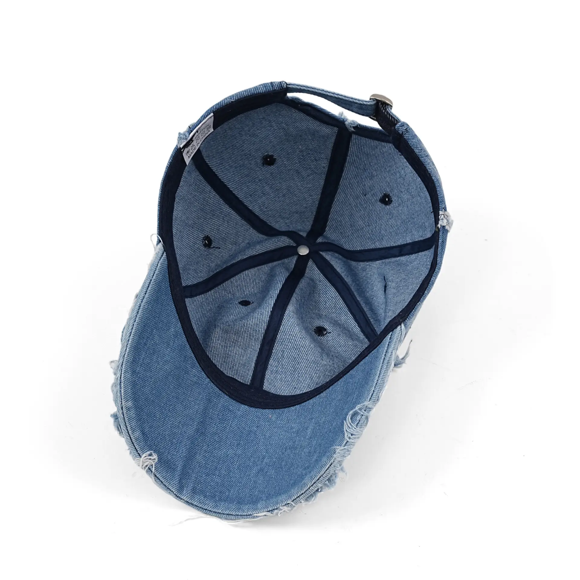 Los Angeles Vintage Washed Denim Cap for Men - Image 8