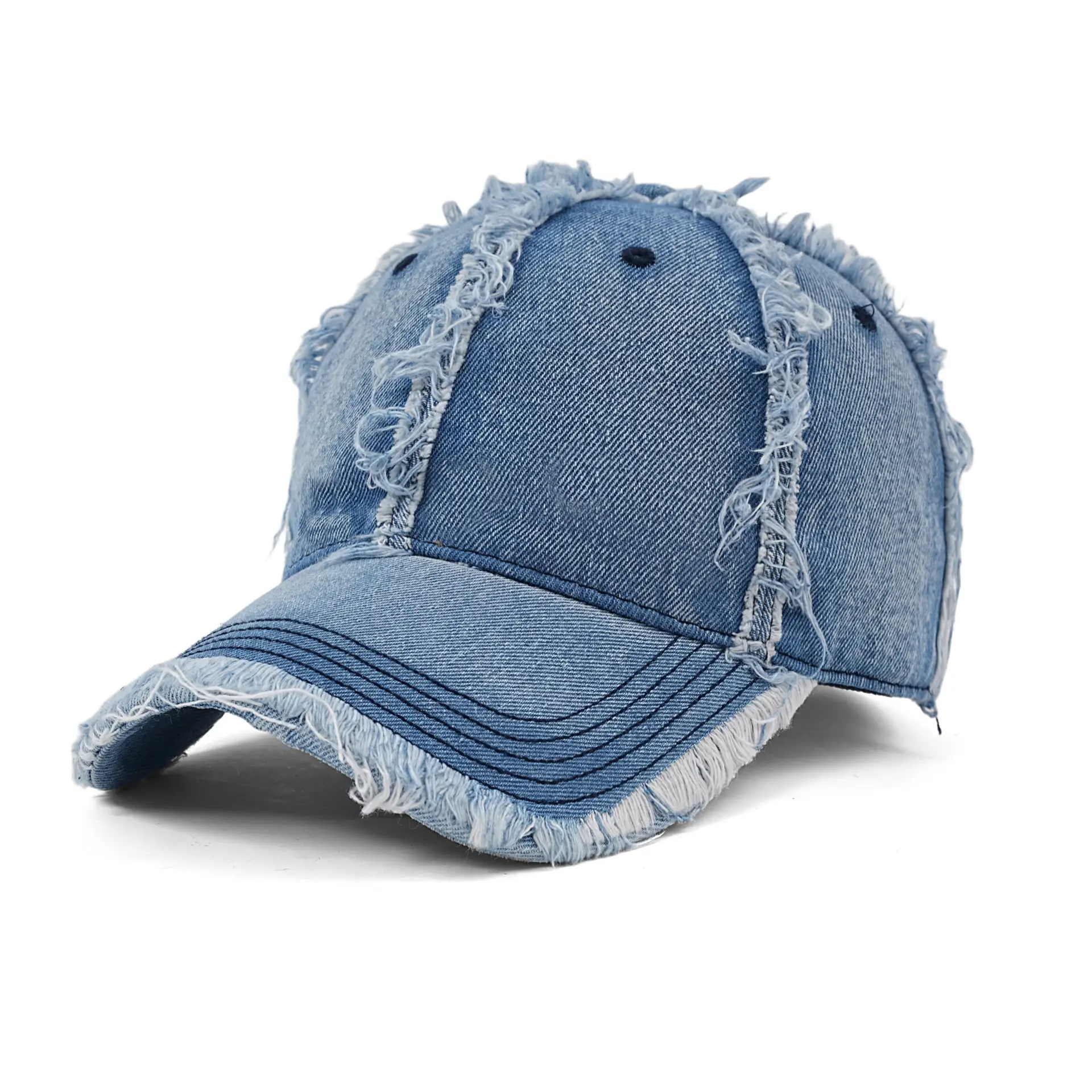 Los Angeles Vintage Washed Denim Cap for Men - Image 2