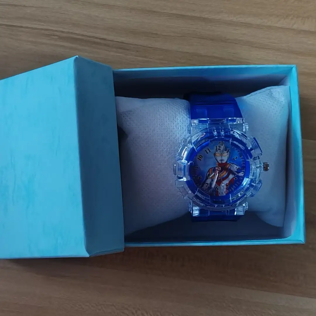 Tiga Cartoon Watch Boys and Girls Flash Version Metroid Douyin Same Style Birthday Gift 2024 New Style — feature 10