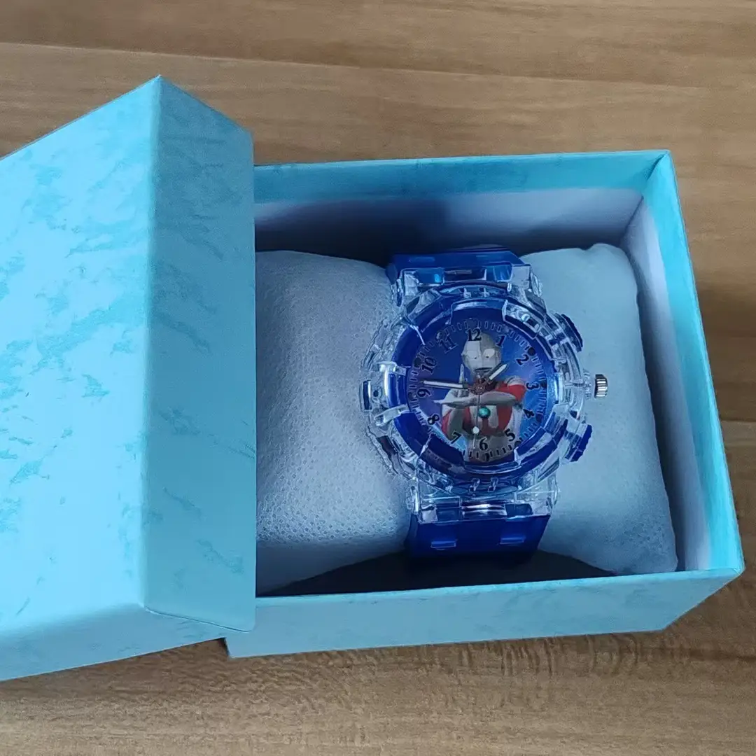 Tiga Cartoon Watch Boys and Girls Flash Version Metroid Douyin Same Style Birthday Gift 2024 New Style — feature 11