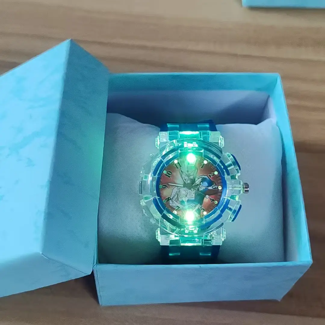 Tiga Cartoon Watch Boys and Girls Flash Version Metroid Douyin Same Style Birthday Gift 2024 New Style — feature 4