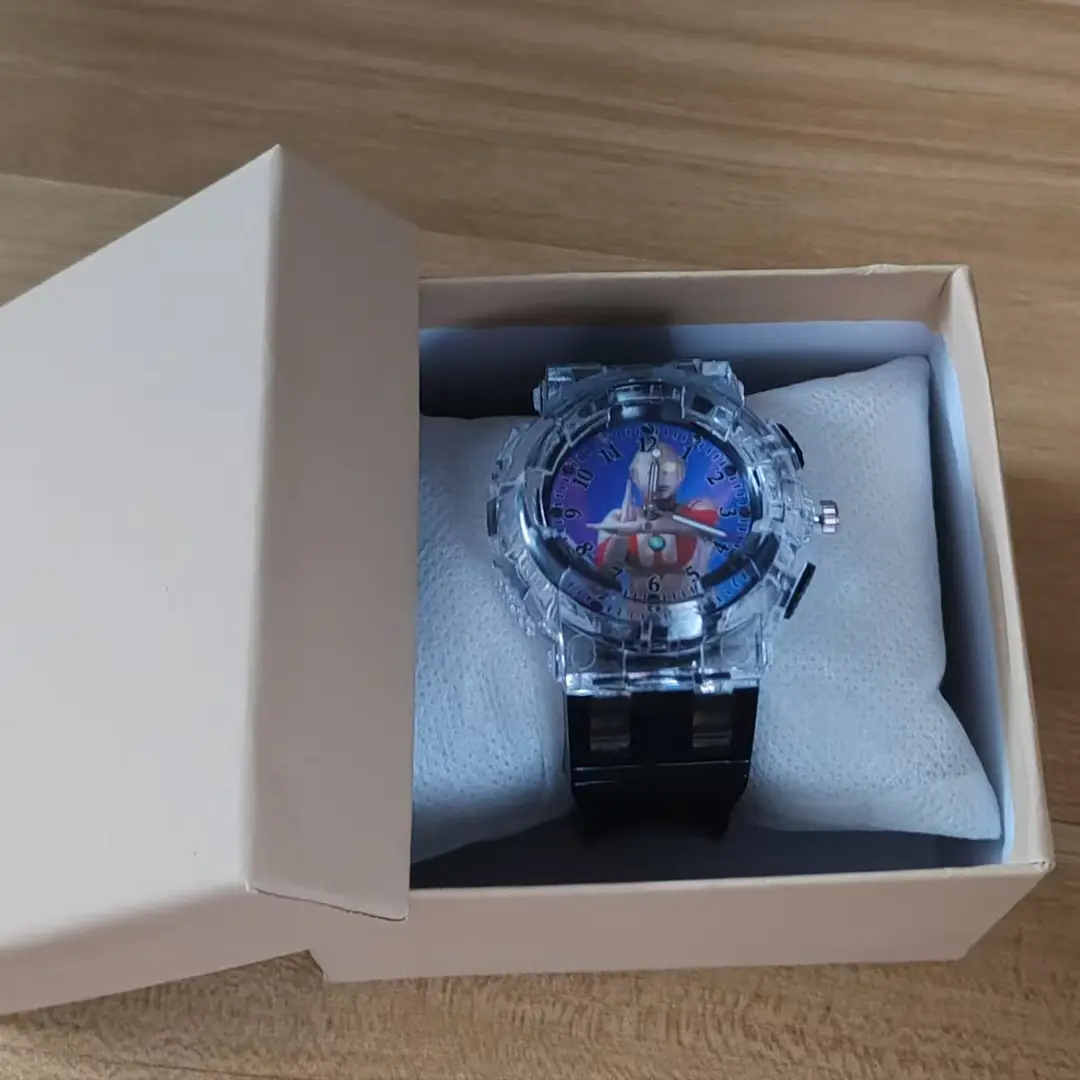 Tiga Cartoon Watch Boys and Girls Flash Version Metroid Douyin Same Style Birthday Gift 2024 New Style — feature 7