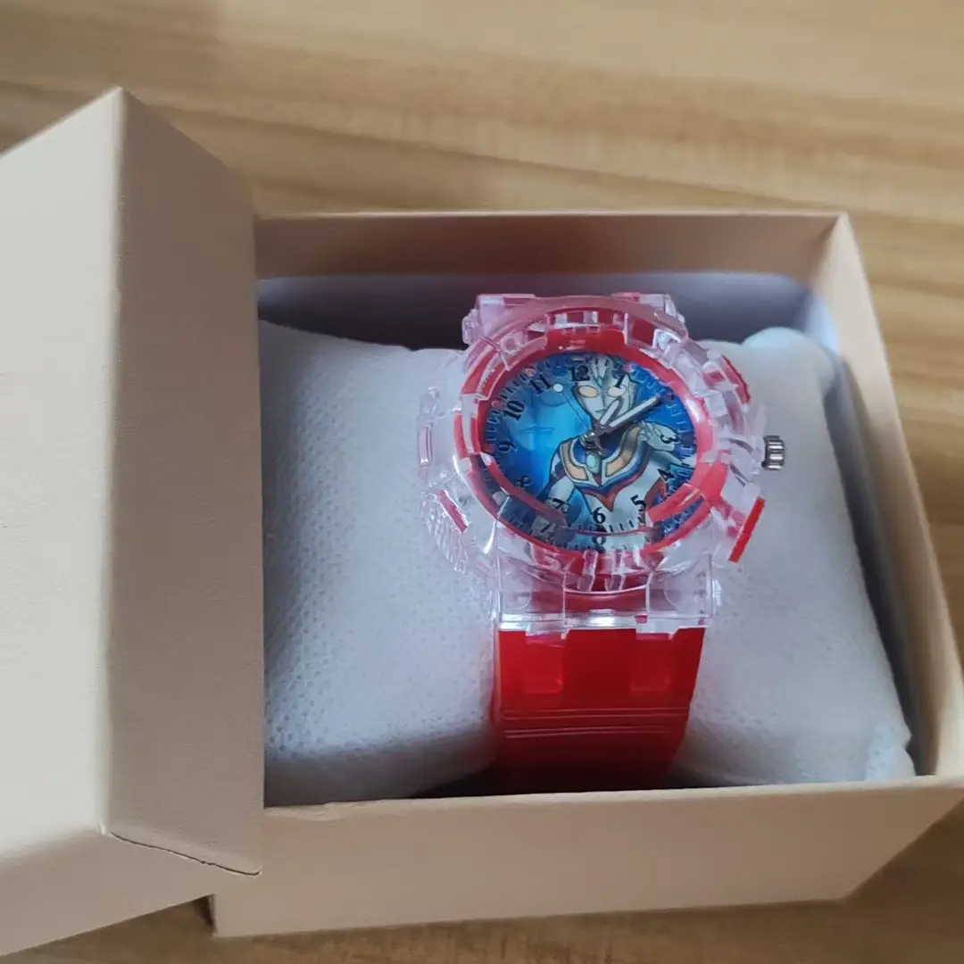 Tiga Cartoon Watch Boys and Girls Flash Version Metroid Douyin Same Style Birthday Gift 2024 New Style — feature 8