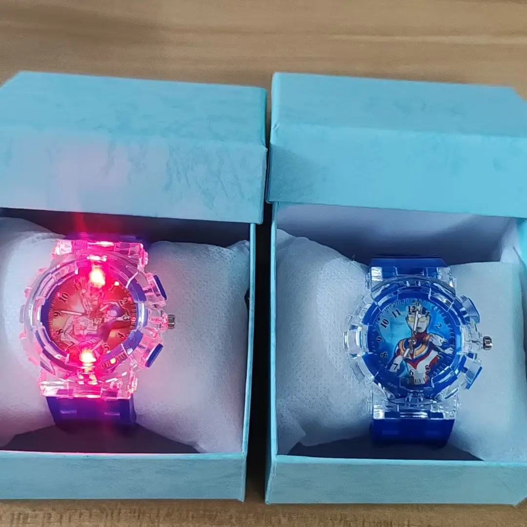 Tiga Cartoon Watch Boys and Girls Flash Version Metroid Douyin Same Style Birthday Gift 2024 New Style — feature 9