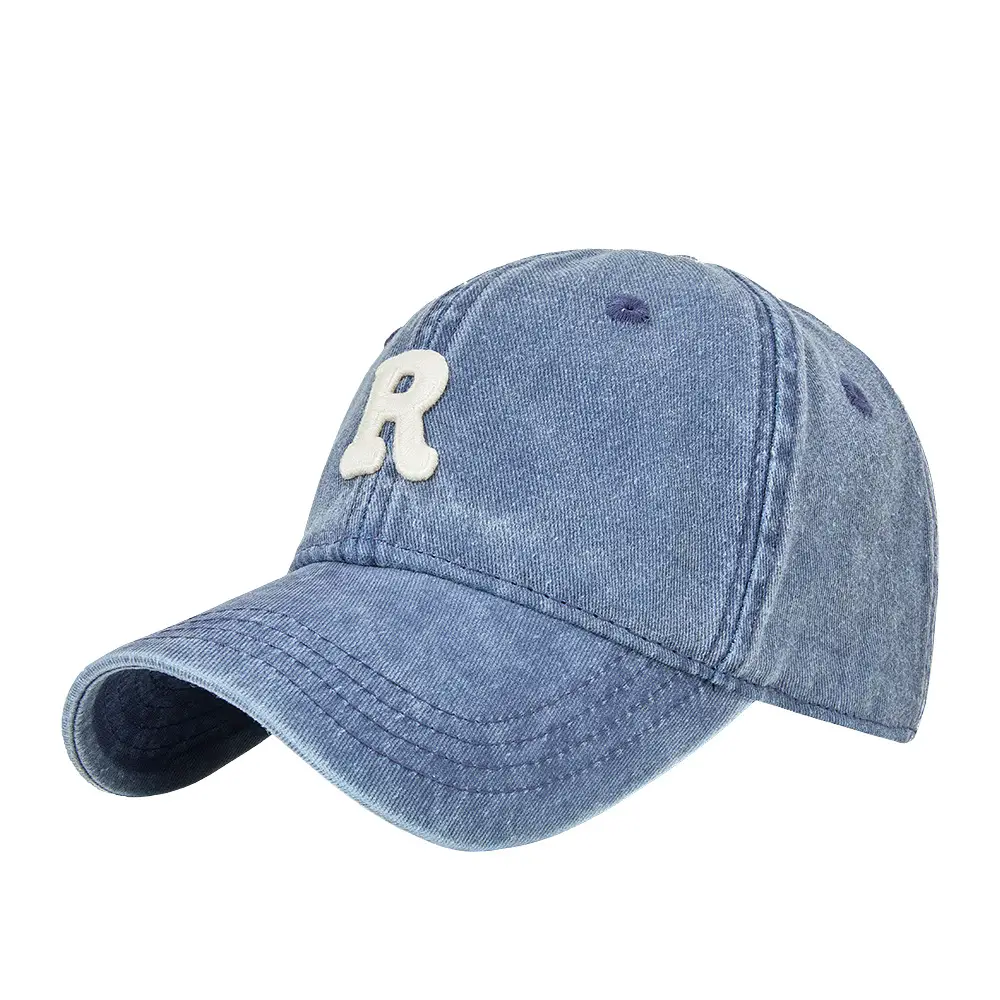 Men R-Label Vintage Washed Cap Grey Large - Image 17