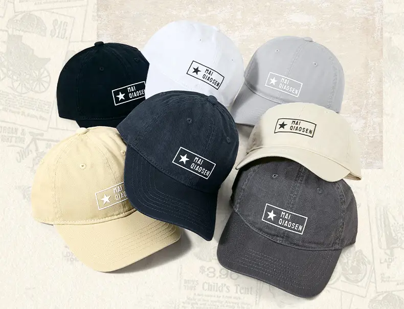 Men Pure Cotton Star Patch Cap Light Pink — feature 16