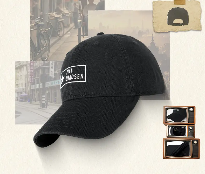 Men Pure Cotton Star Patch Cap Light Pink — feature 2