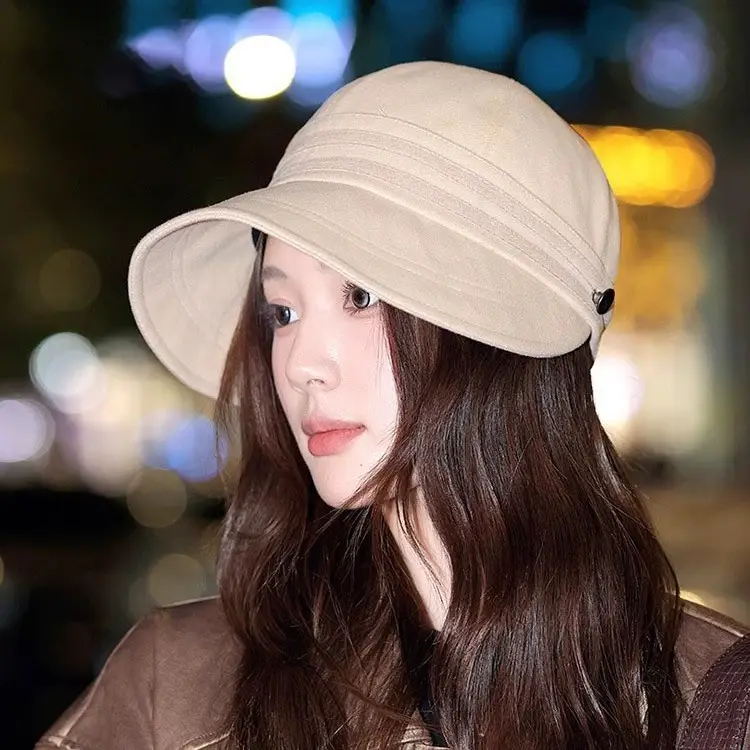 Women's Korean Bucket Hat Face Cover 2025 Spring Autumn - Image 5