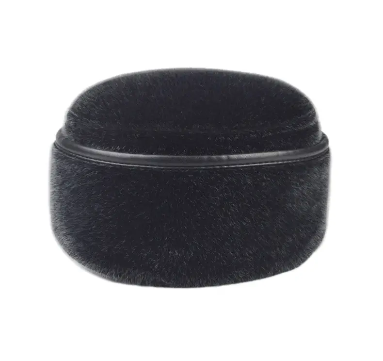 Black Cotton Winter Cap for Elderly Men — feature 19