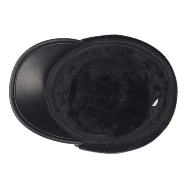 Black Cotton Winter Cap for Elderly Men — feature 20