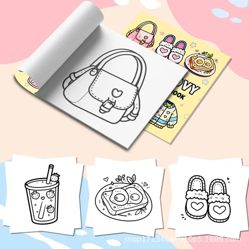 New Hot-Selling Amazon Adult Graffiti Wholesale Thickened Coloring Book Coloring Book Painting Book Coloring Book