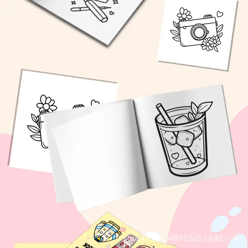 New Hot-Selling Amazon Adult Graffiti Wholesale Thickened Coloring Book Coloring Book Painting Book Coloring Book — feature 5