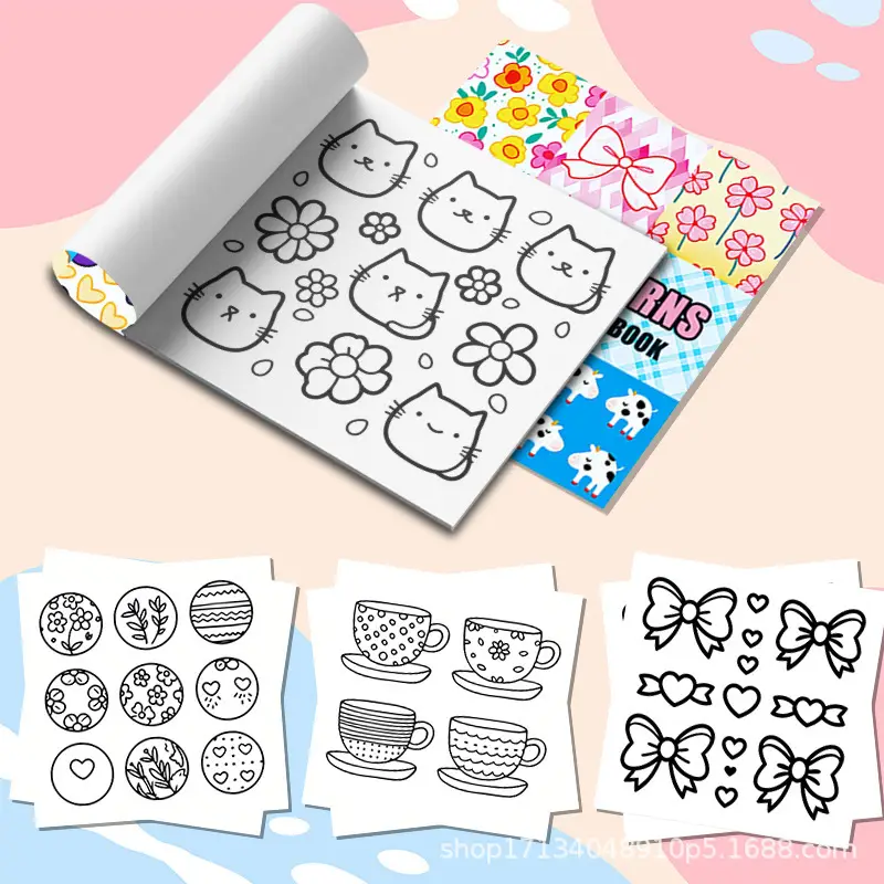 New Cross-Border Amazon Graffiti Coloring Book 24 Coloring Books Coloring Book Adult Painting Book Coloring Book Cheap