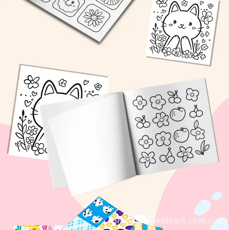 New Cross-Border Amazon Graffiti Coloring Book 24 Coloring Books Coloring Book Adult Painting Book Coloring Book Cheap — feature 5