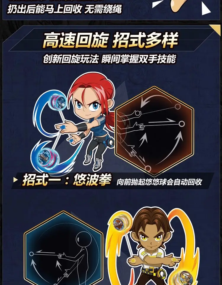 Mihoyo Honkai Impact 3 Yo-Yo Automatic Spin Red Star Thunderbolt Xina Diya Honkai Impact 3 — feature 9