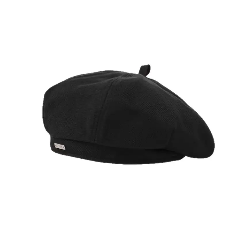 Women's Large Head Circumference Duck Cap Beret Autumn Winter - Image 8