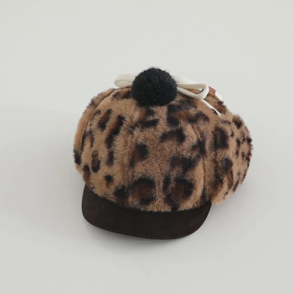 Winter Korean Retro Stuffed Hat for Boys Girls Warm Ear Protection — feature 10