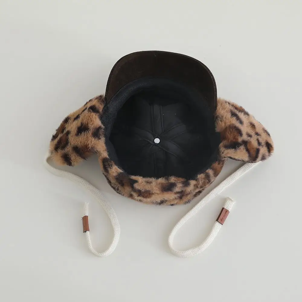 Winter Korean Retro Stuffed Hat for Boys Girls Warm Ear Protection — feature 6