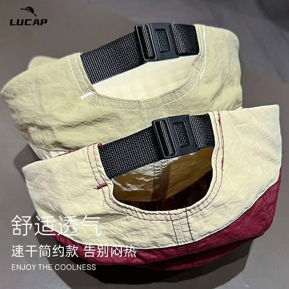 Lucap Black Peaked Baseball Cap Lightweight Carry - Image 16