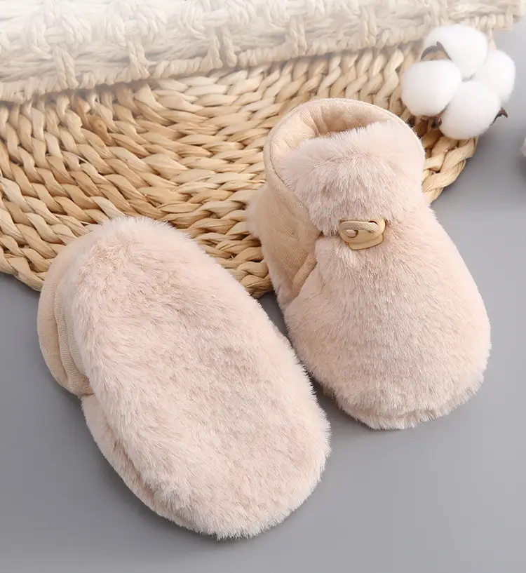 Red Velvet Toddler Shoes for Winter Warmth — feature 3