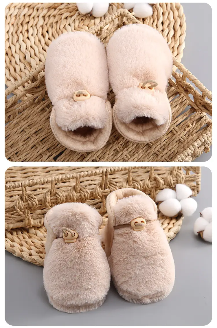 Red Velvet Toddler Shoes for Winter Warmth — feature 6