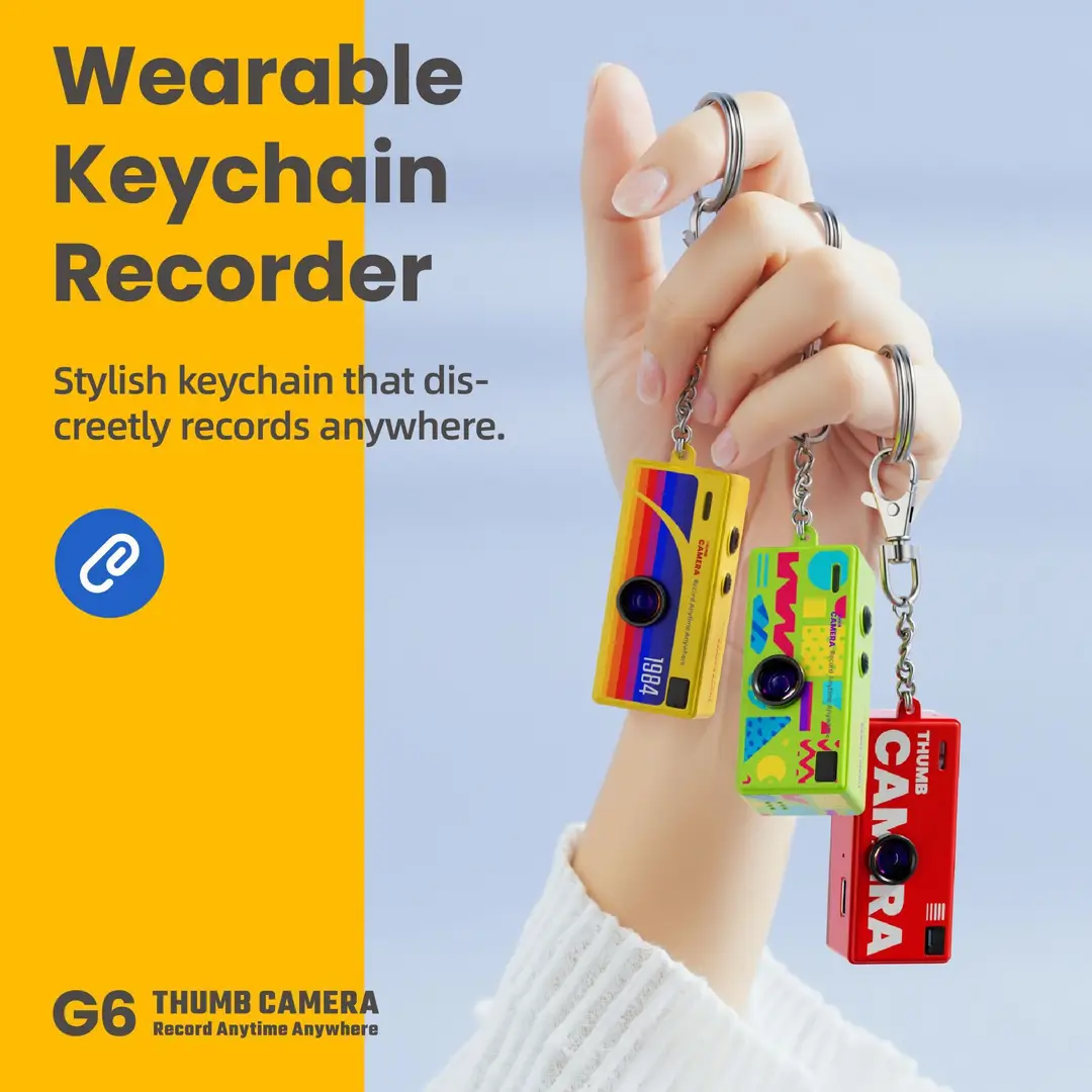 Cross-Border G6 Thumb-Sized Mini Camera for Students, Small Sports Camera for Children, Pocket Camera for Photo and Video Recording - Image 16