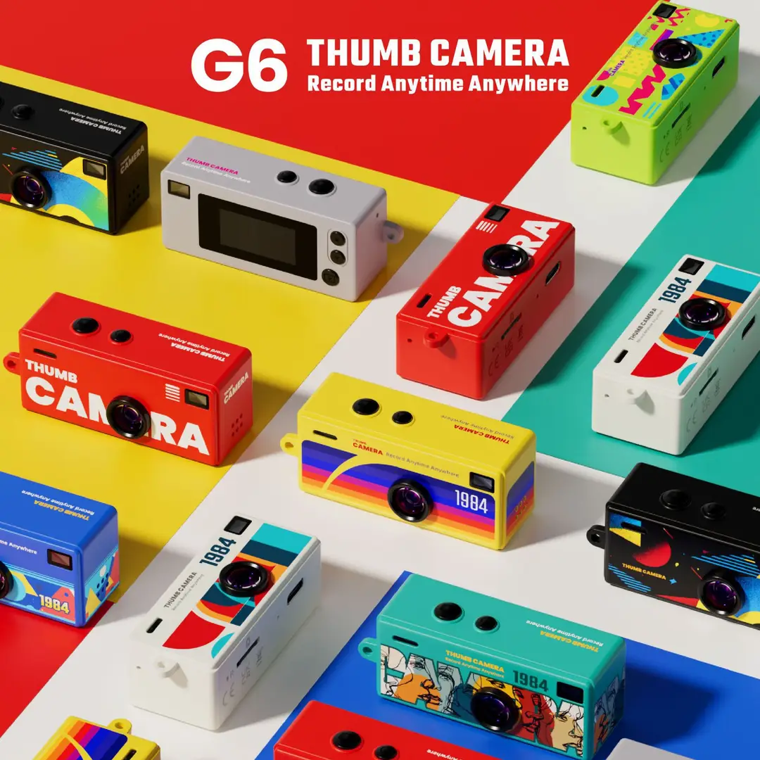 Cross-Border G6 Thumb-Sized Mini Camera for Students, Small Sports Camera for Children, Pocket Camera for Photo and Video Recording - Image 18
