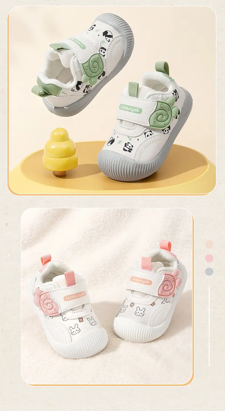 Pink Cotton Toddler Shoes for Girls 1-2 Years — feature 16