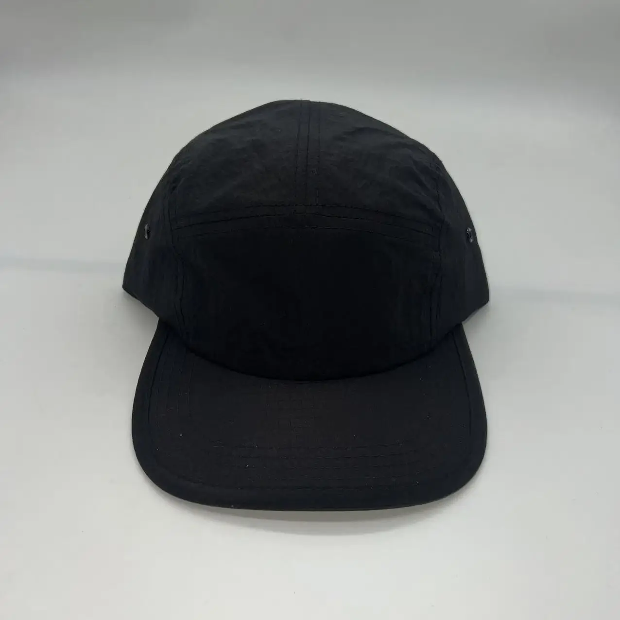 Black 5-Pan Japanese Street Style Sun Hat - Image 7