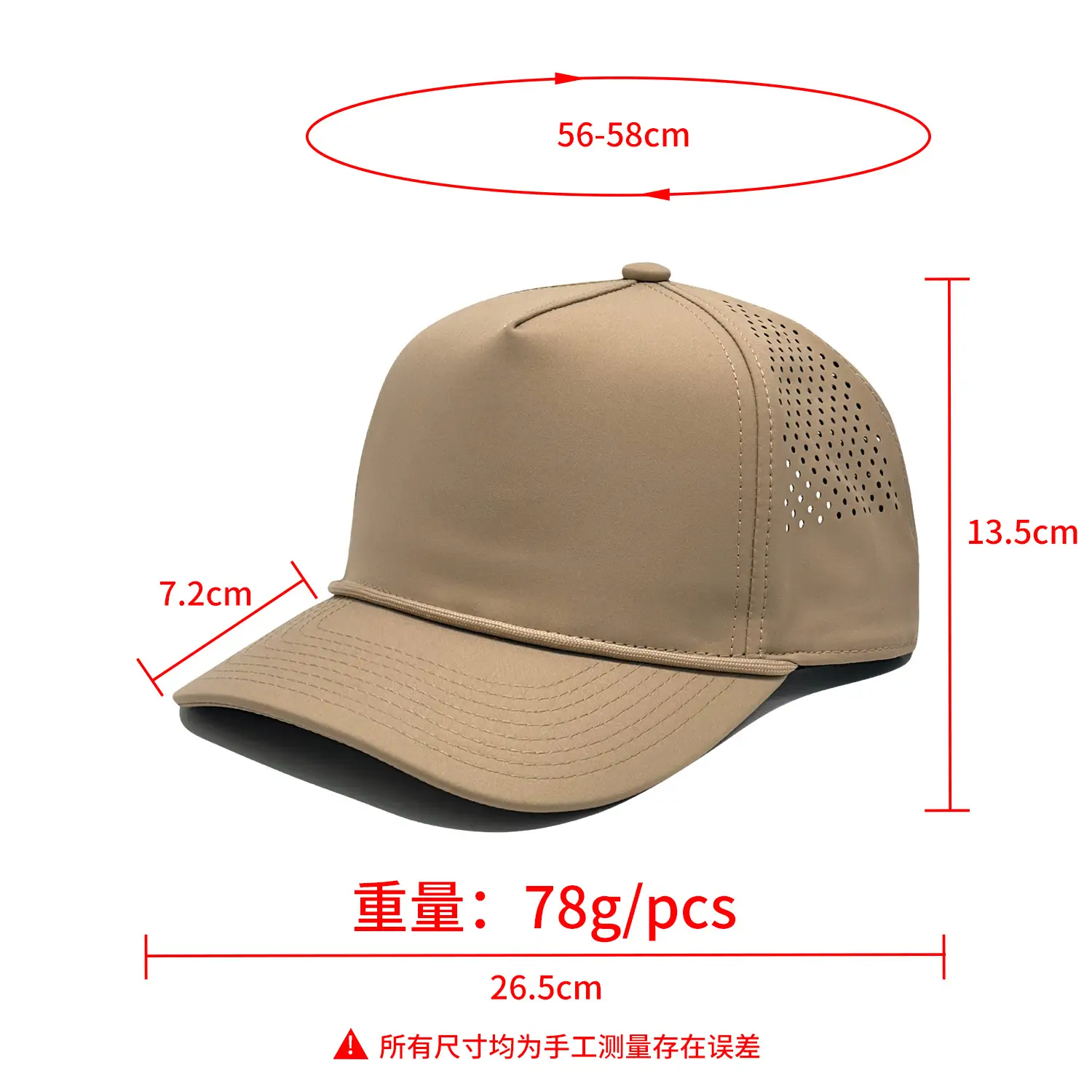 Black 5-Piece Golf Cap Sun Protective Quick Dry - Image 12