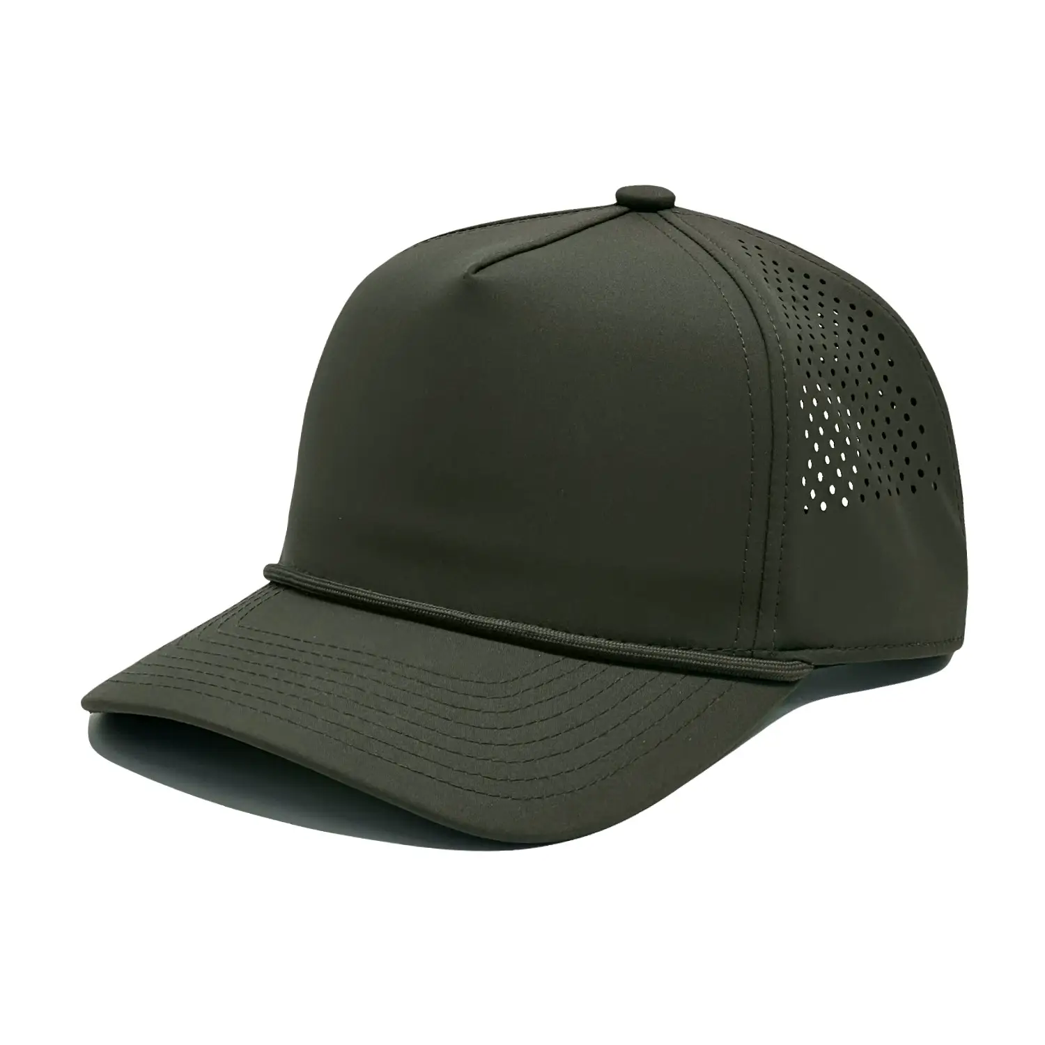 Black 5-Piece Golf Cap Sun Protective Quick Dry - Image 7