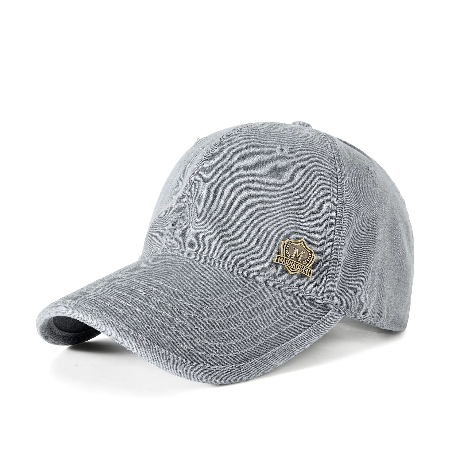 Men's Grey Baseball Cap Korean Style Outdoor Sun Hat - Image 2