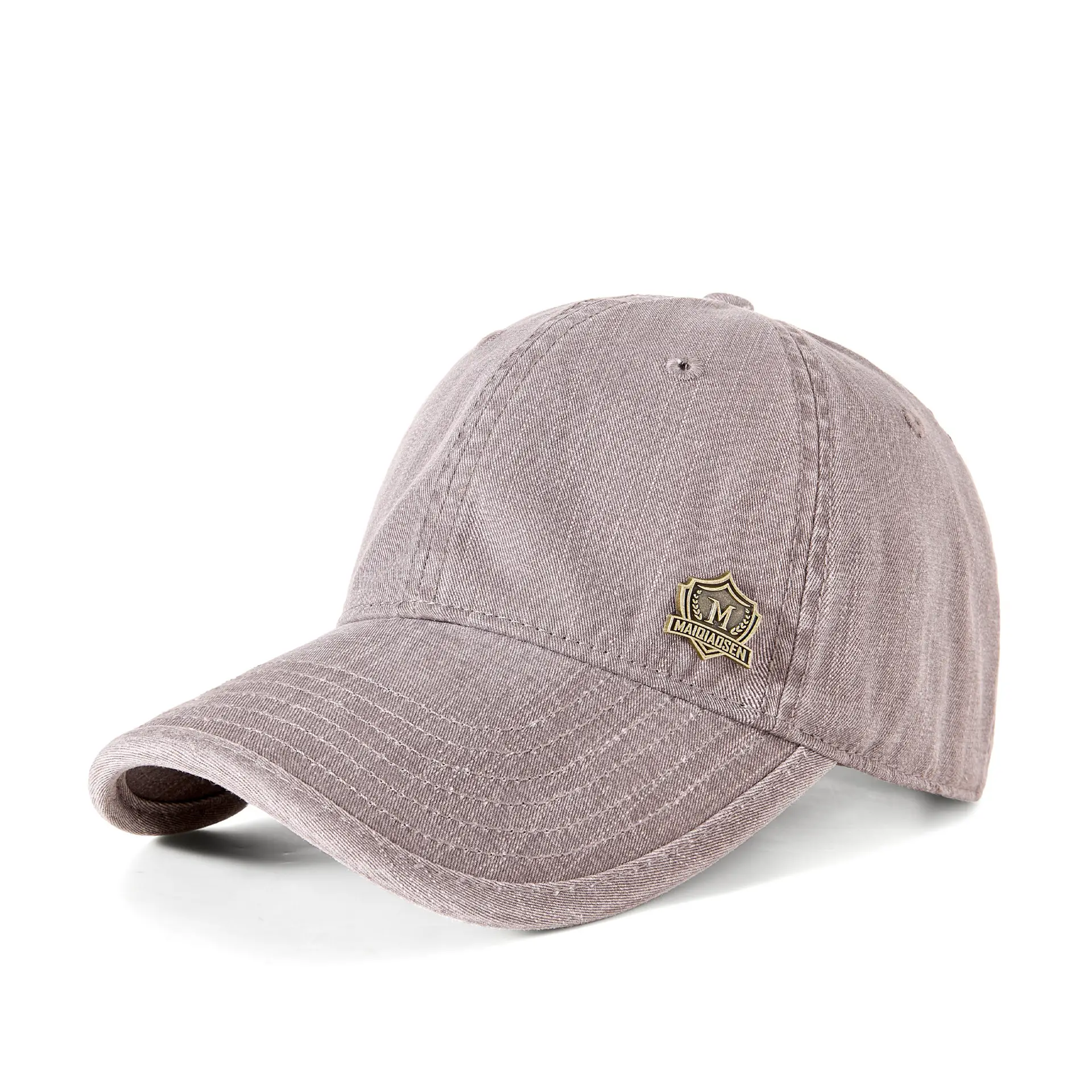 Men's Grey Baseball Cap Korean Style Outdoor Sun Hat - Image 6