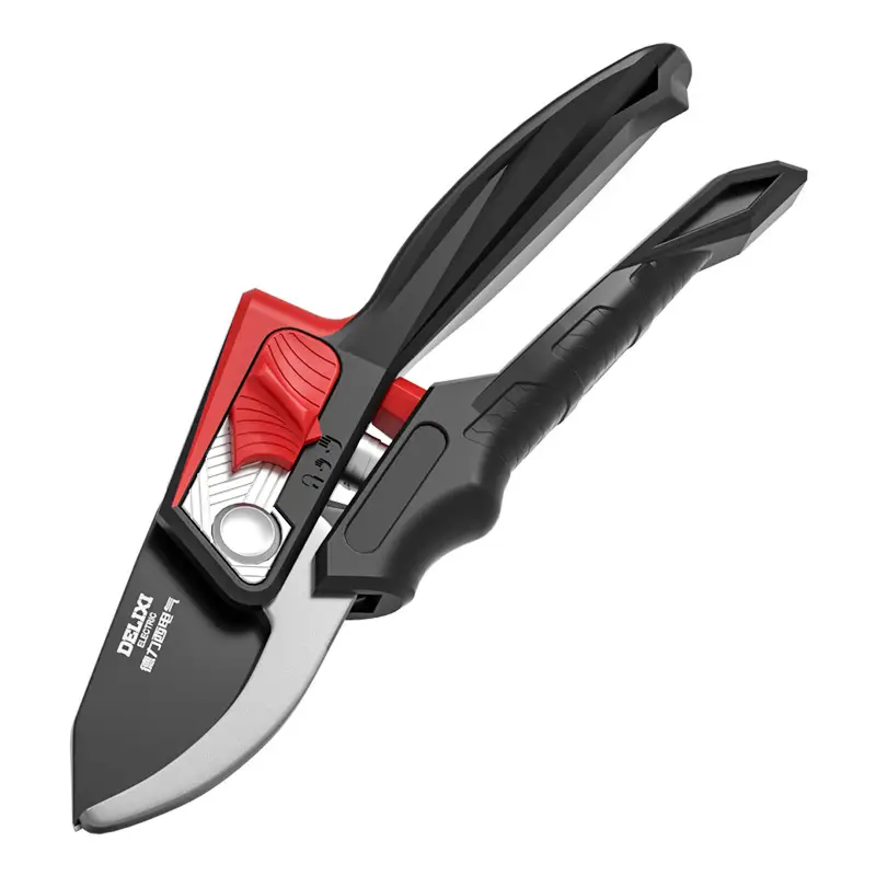 Delixi Electric Gardening Scissors Pruning Shears Fruit Tree Floral Scissors Garden Thick Branches Flower Grafting Special Scissors