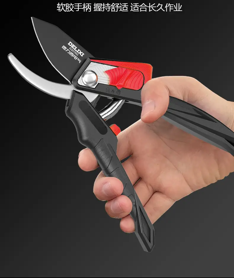 Delixi Electric Gardening Scissors Pruning Shears Fruit Tree Floral Scissors Garden Thick Branches Flower Grafting Special Scissors — feature 24