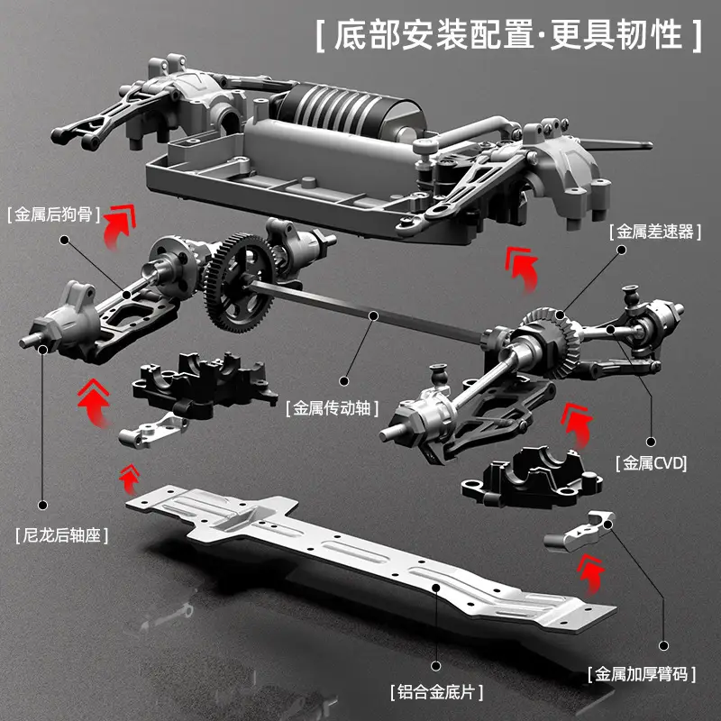 Factory Sg118 Remote Control Rc Big-Wheel Climbing High-Speed Off-Road Vehicle 1:18 Full Scale Professional Remote Control Four-Wheel Drive Remote Control