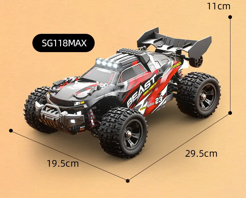 Factory Sg118 Remote Control Rc Big-Wheel Climbing High-Speed Off-Road Vehicle 1:18 Full Scale Professional Remote Control Four-Wheel Drive Remote Control — feature 29